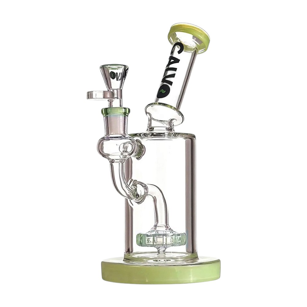 Szklane bongo Calvo Essential Rig Green 23cm