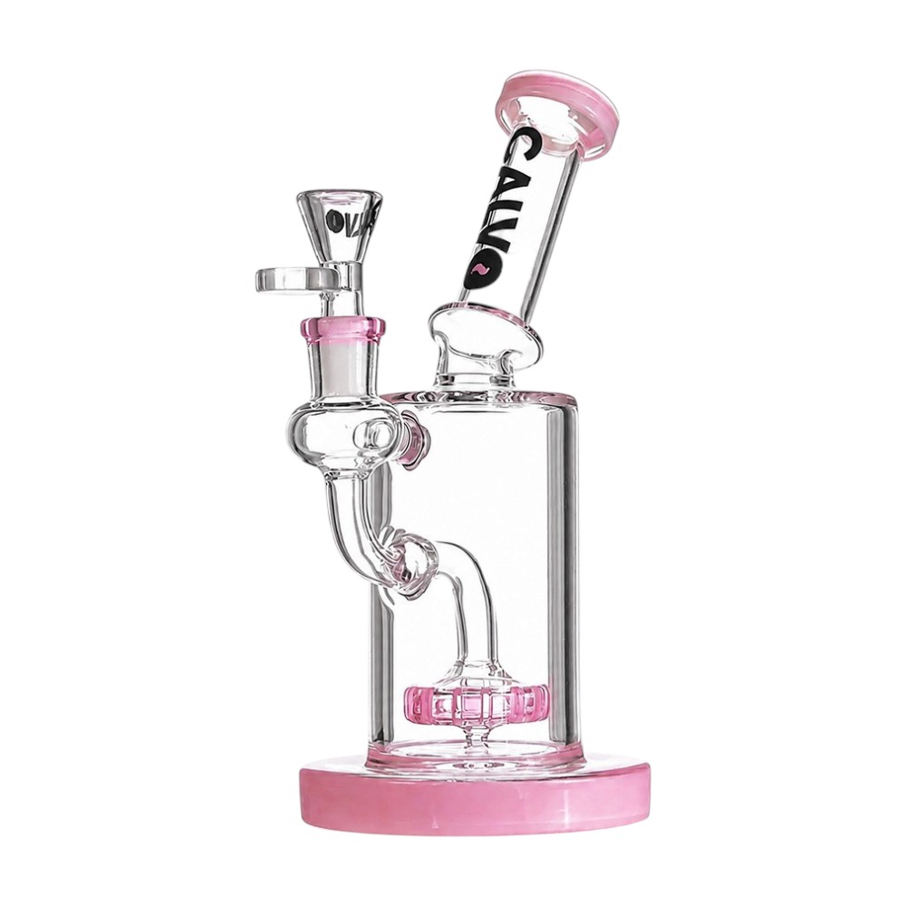 Szklane bongo Calvo Essential Rig Pink 23cm