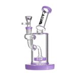 Szklane bongo Calvo Essential Rig Purple 23cm
