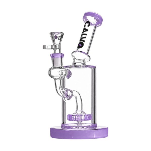 Szklane bongo Calvo Essential Rig Purple 23cm