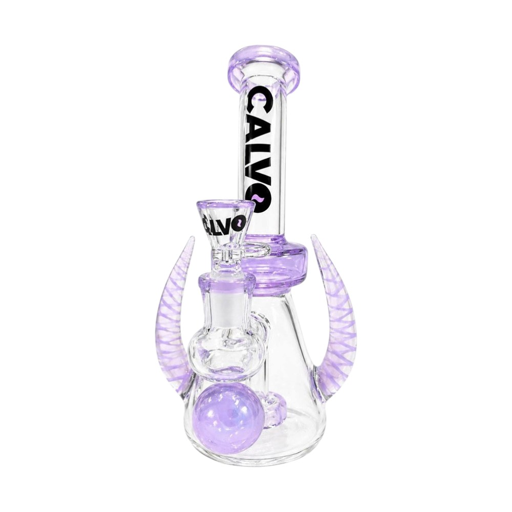 Szklane bongo Calvo Space Horn Rig Purple 23cm