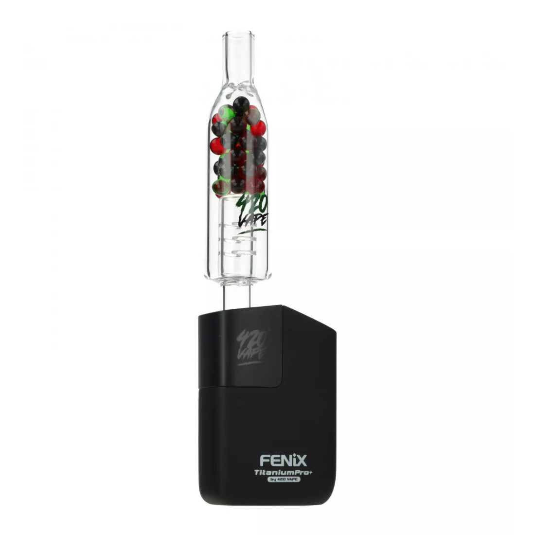 Szklany ustnik JET z kulkami Fenix Titanium Pro+ 420VAPE